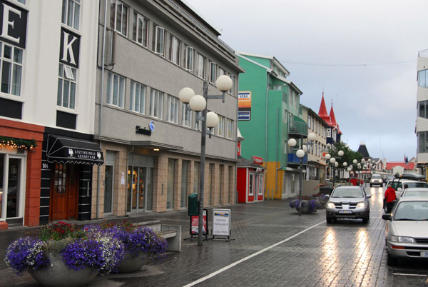 Hafnarstrti, Akureyri's downtown commercial street
