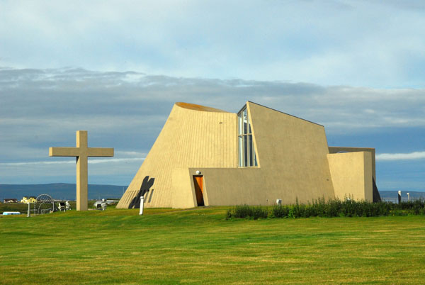 Modern church in Blndus