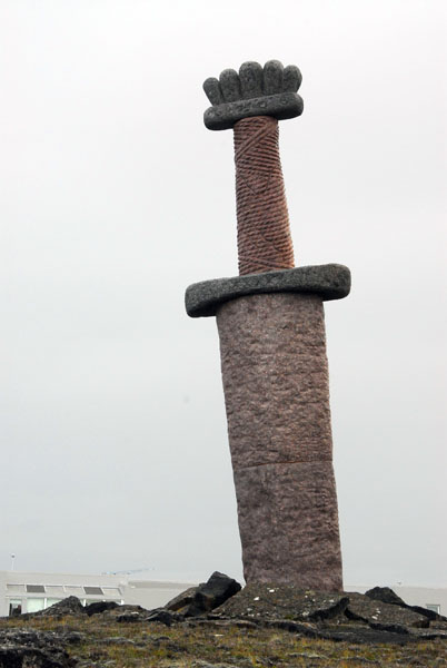 Viking sword monument, Njarvk