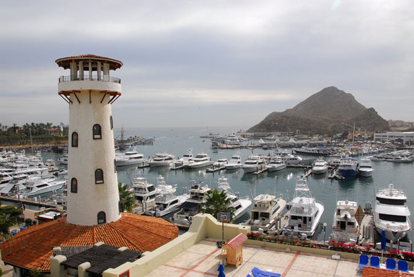 The marina of Cabo San Lucas from El Tresor Resort