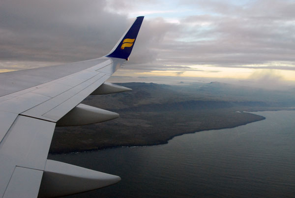 SW Iceland on approach to Keflavik