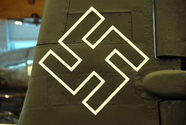Tail section of a Heinkel He-219