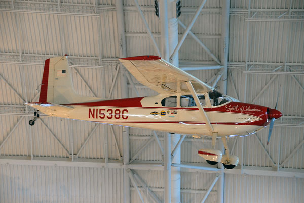 Cessna 180 Spirit of Columbus N1538C - flown around the world in 1964 by Geraldine Mock