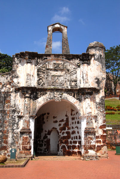 Porta de Santiago, the only remains of the Portuguese fortress A'Famosa 1512