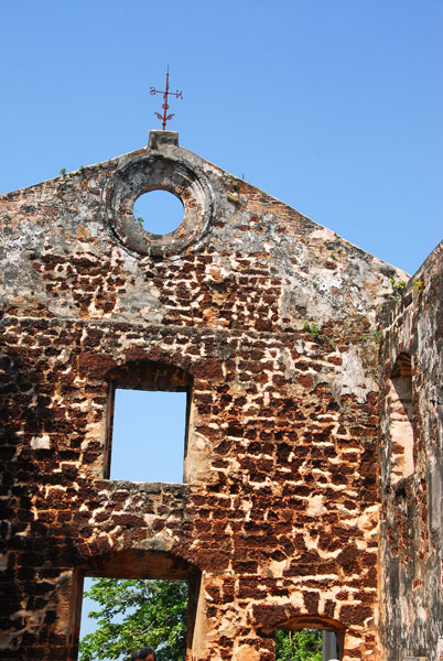 Ruins of the Church of St. Paul, built 1521, expanded 1556