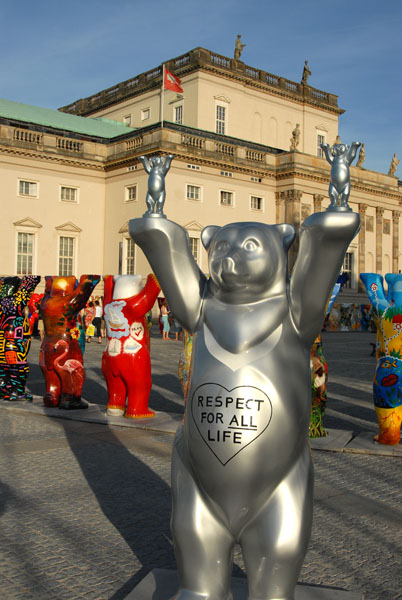 Exhibition of bears, Babelplatz