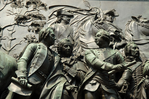 Detail of the Frederick the Great Reiterdenkmal
