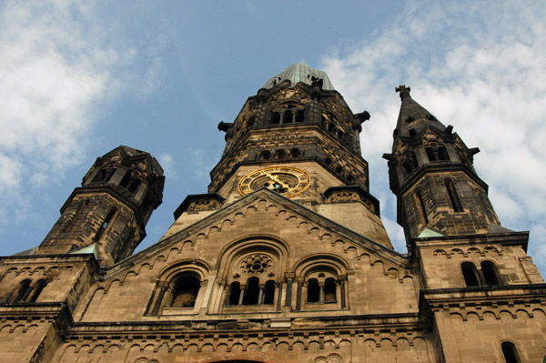 The Gedchtniskirche, Memorial Church, was built 1895 in honor of Kaiser Wilhelm I