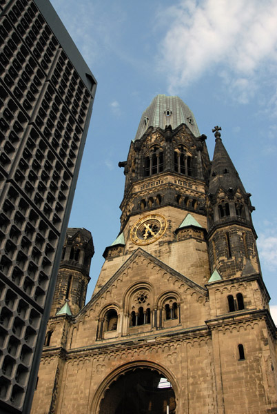 The Gedchtniskirche was mostly destroyed in 1943
