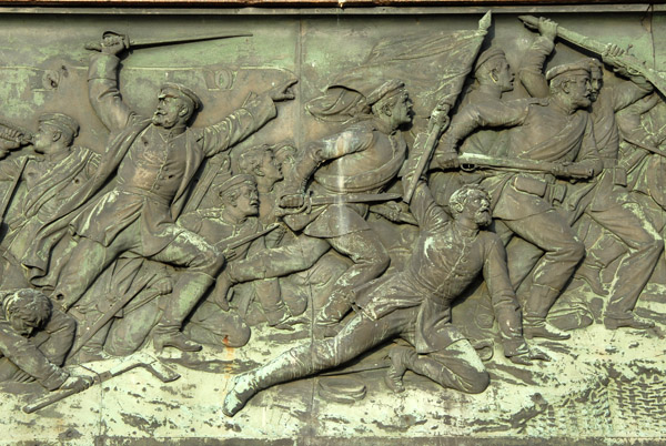 Bas relief at the base of the Siegessule