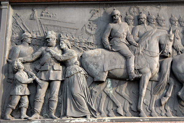 Bas relief at the base of the Siegessule