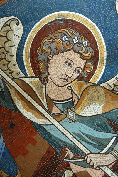 Floor mosaic of St. George, Gedchtniskirche