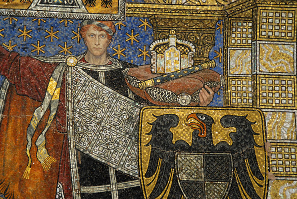 Standard-bearer mosaic, Gedächtniskirche