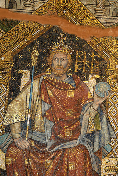 Kaiser Heinrich I mosaic, Gedchtniskirche