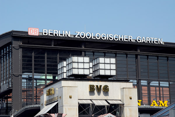 Bahnhof Berlin Zoologischer Garten, formerly the main railway station for West Berlin