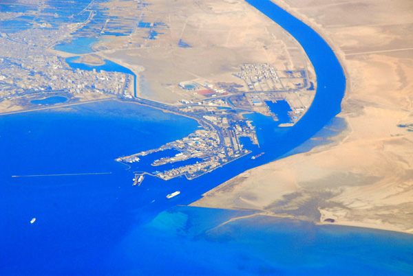 Port of Suez and the Suez Canal