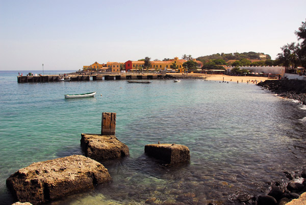 Harbor and ferry jetty, Île de Gorée