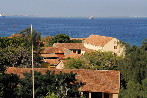View from the road to the Castel, Île de Gorée