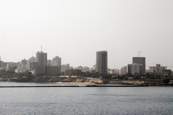 Downtown Dakar from Île de Gorée