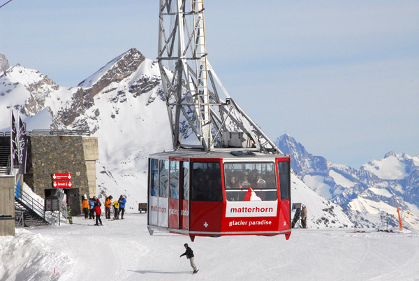 Matterhorn Glacier Paradise cable car, Zermatt