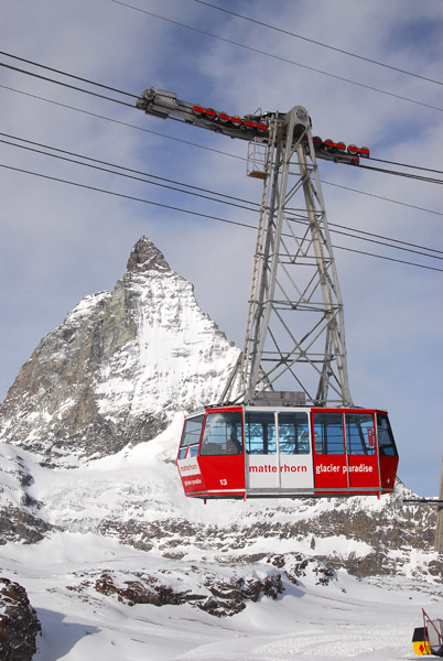Matterhorn Glacier Paradise cable car