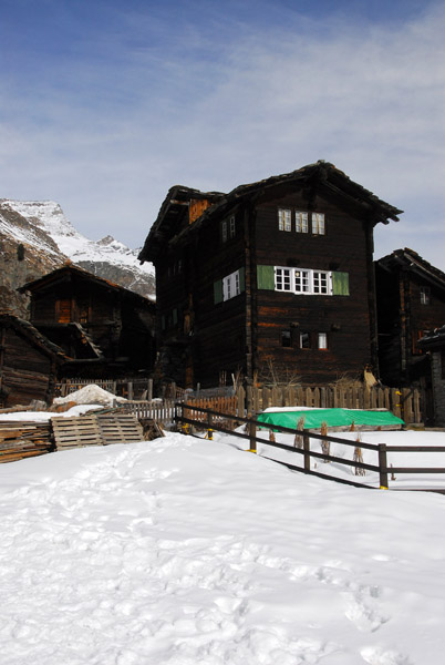 Alpine huts above Zermatt