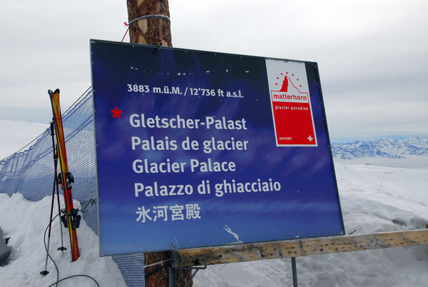 Glacier Palace, Klein Matterhorn