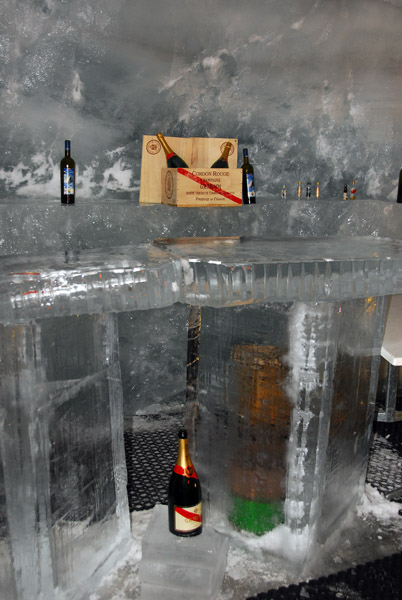A real ice bar, Zermatt