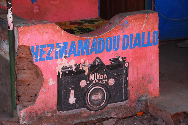 Chez Mamadou Diallo with an old film Nikon