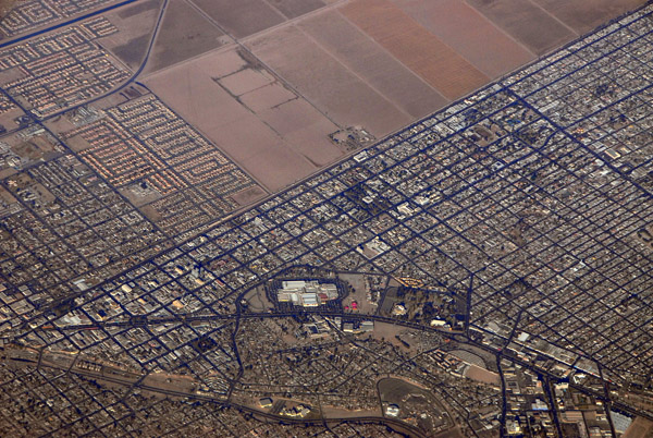 Shopping mall in Mexicali, Mexico, on the California border