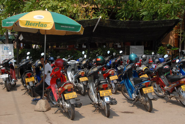 Motorbike parking, Vientiane