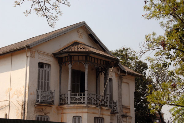 French colonial building,
