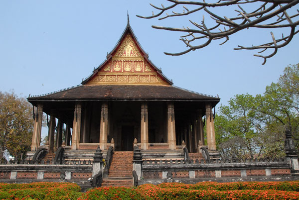 Haw Pha Kaew, the former Royal Temple was the former home of Bangkok's Emerald Buddha