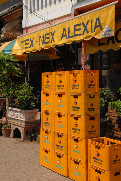 Beerlao crates by the Tex-Mex Alexia