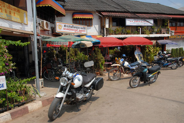 BMW motorcycle, Fountain Circle, Vientiane