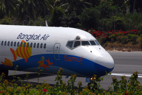 Bangkok Air built the airport at Koh Samui and are its exclusive user