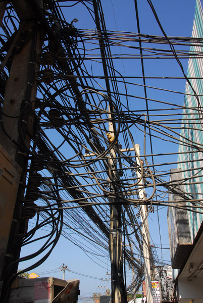 It wouldn't be Thailand without the wires