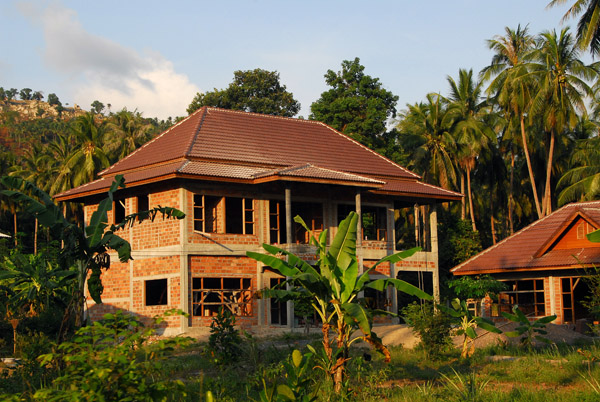 A new villa under construction, Koh Samui