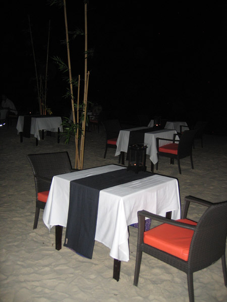 Dinner on the beach, Koh Samui