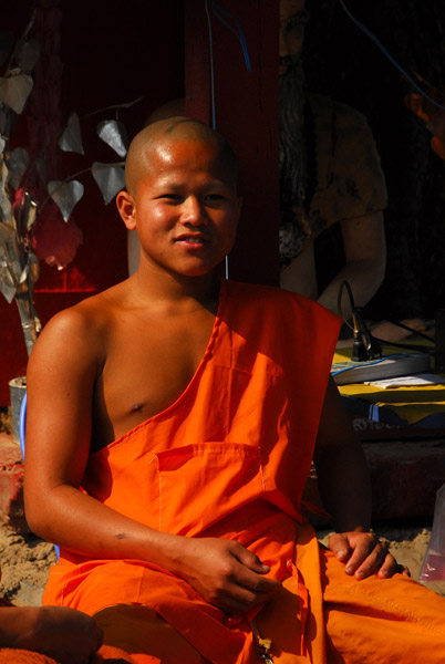 Monk at Ban Xang Hai