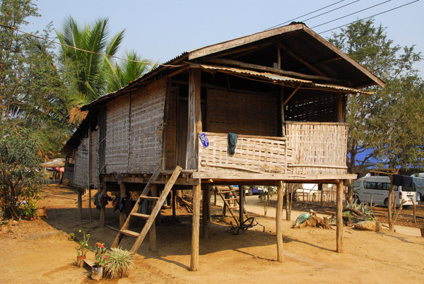 Traditional Lao village stilt house, Ban Xang Hai