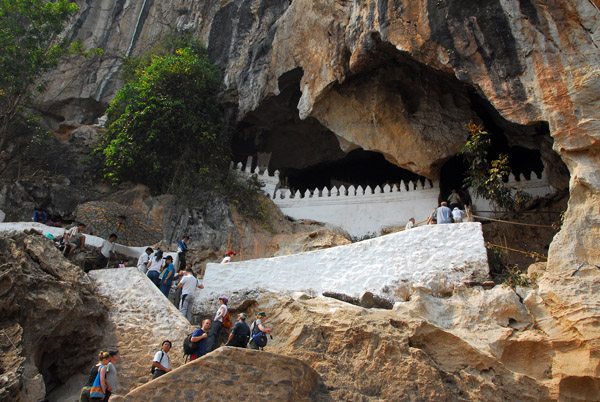The lower cave at Pak Ou is called Tham Ting
