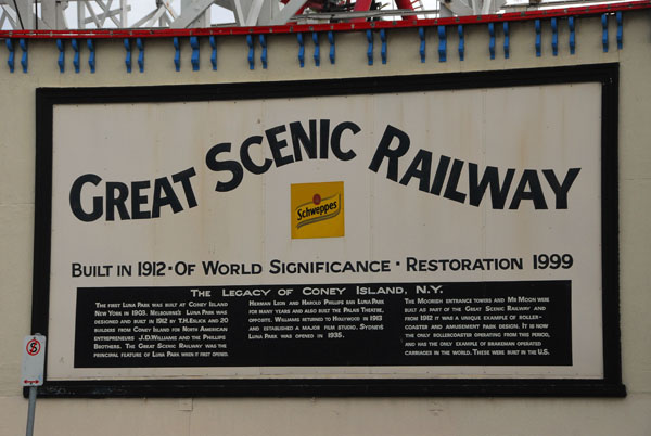 Great Scenic Railway, Luna Park, St. Kilda