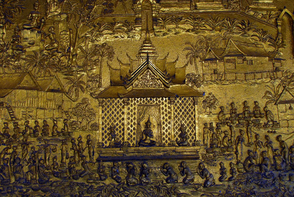 Wat Mai Suwannaphumaham, detail of the Tale of Vessantara