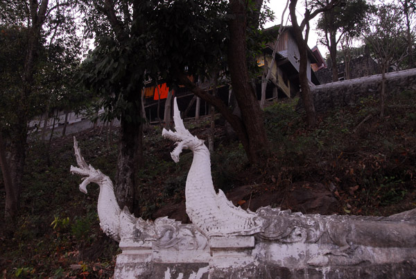 Naga stairway to Wat Tham Phu Si