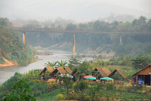 Luang Prabang looking towards the road bridge