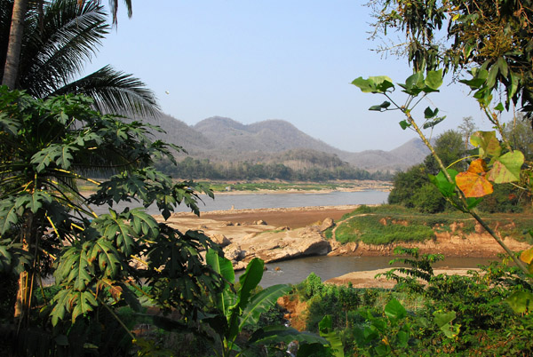 View north from the end of the Luang Prabang peninsula