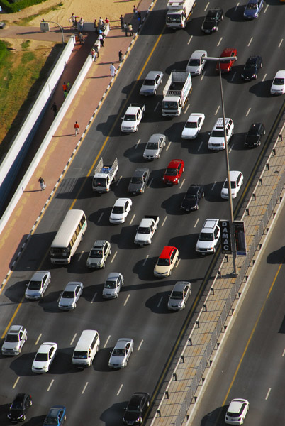 Traffic on Sheikh Zayed Road