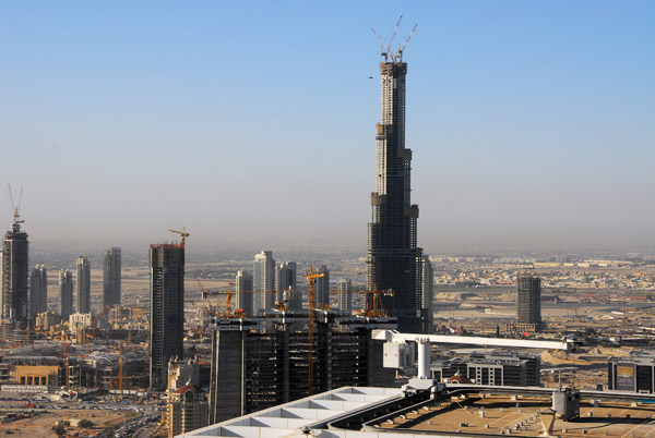 Burj Dubai and Downtown Dubai from U.P. Tower