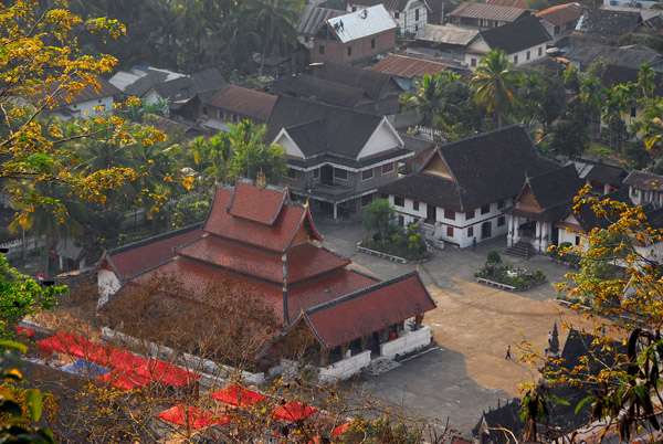 Wat Mai Suwannaphumaham from Phousi Hill